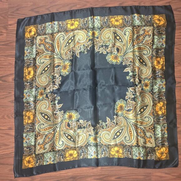 Accessories - Women's Classic Printed Large Square Scarf Summer Head Hair Scarves 35"x35"